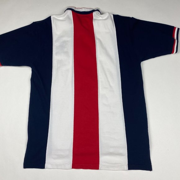 Vintage Y2K Thunderbirds Polo Shirt Men's Large Cotton Planes fighter Jets - Picture 6 of 11